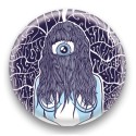 Badge Cyclope Girl Bleu - by Arnopeople