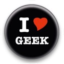 Badge I Love Geek