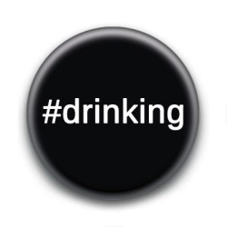 Badge Hashtag Drinking