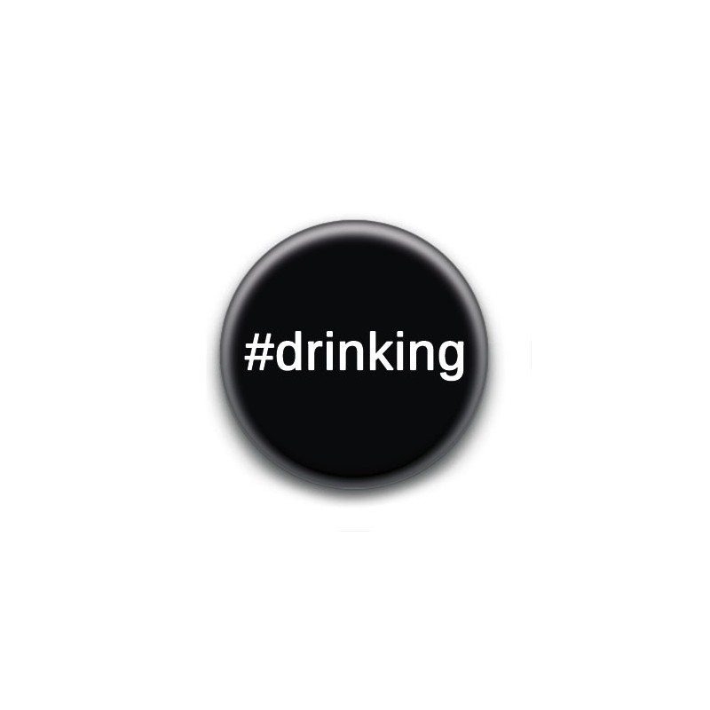 Badge Hashtag Drinking