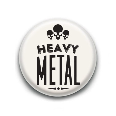 Badge Heavy Métal
