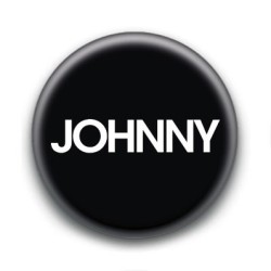 Badge : Johnny, fond noir 1