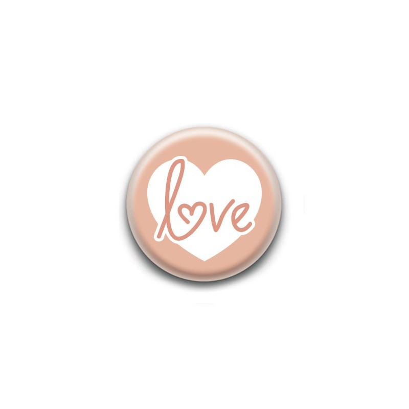 Badge Coeur love