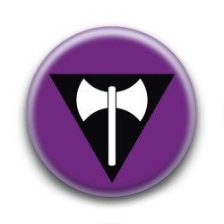 Badge : Drapeau lesbien