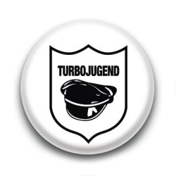 Badge : Turbojugend, blanc