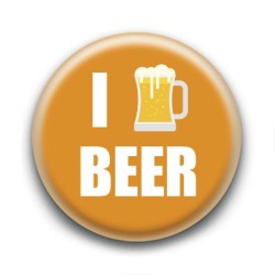 Badge I Love Beer