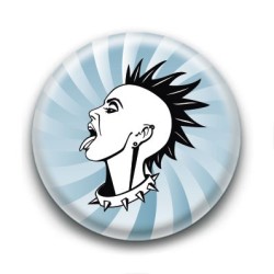 Badge Punk Girl