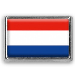 Pins rectangle : Drapeau Pays-Bas