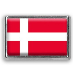 Pins rectangle : Drapeau Danemark