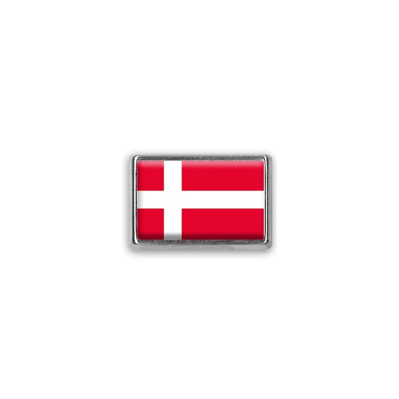Pins rectangle : Drapeau Danemark