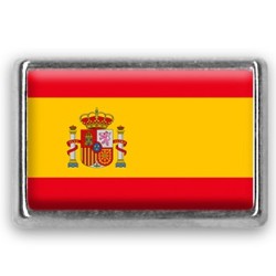 Pins rectangle : Drapeau Espagne