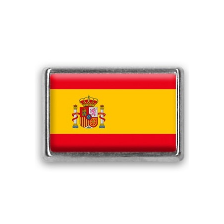 Pins rectangle : Drapeau Espagne