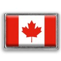 Pins rectangle : Drapeau Canada