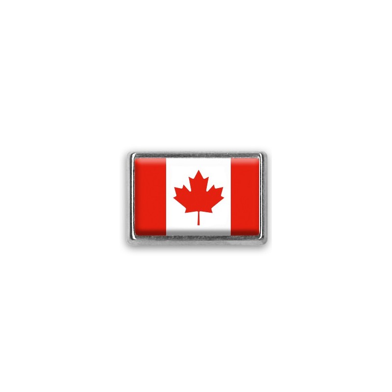 Pins rectangle : Drapeau Canada