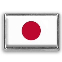Pins rectangle : Drapeau Japon
