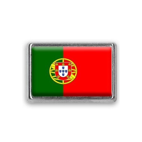 Pins rectangle : Drapeau Portugal