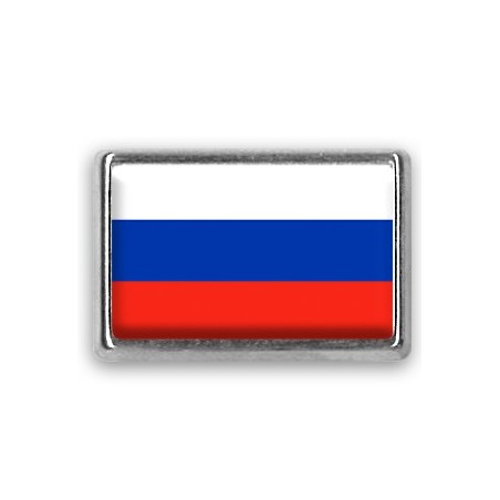 Pins rectangle : Drapeau Russie