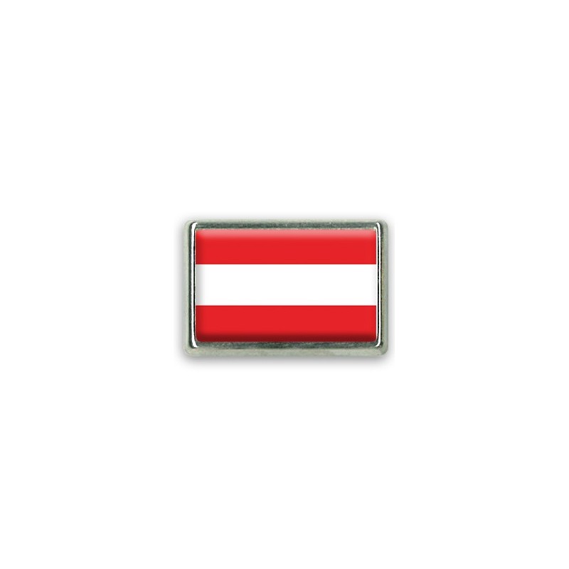 Pins rectangle : Drapeau Autriche