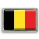 Pins rectangle : Drapeau Belgique
