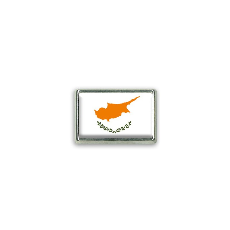 Pins rectangle : Drapeau Chypre
