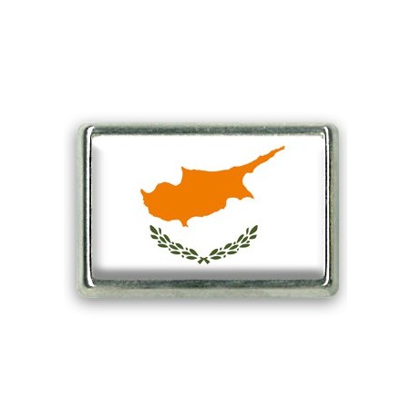 Pins rectangle : Drapeau Chypre