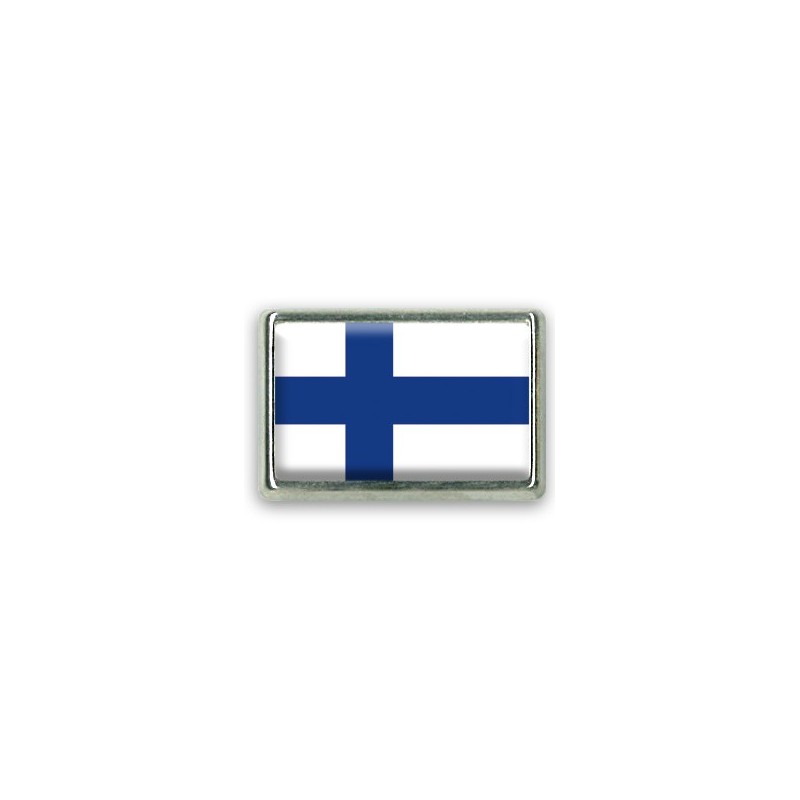 Pins rectangle : Drapeau Finlande