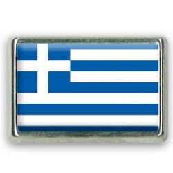 Pins rectangle : Drapeau Grèce