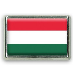 Pins rectangle : Drapeau Hongrie
