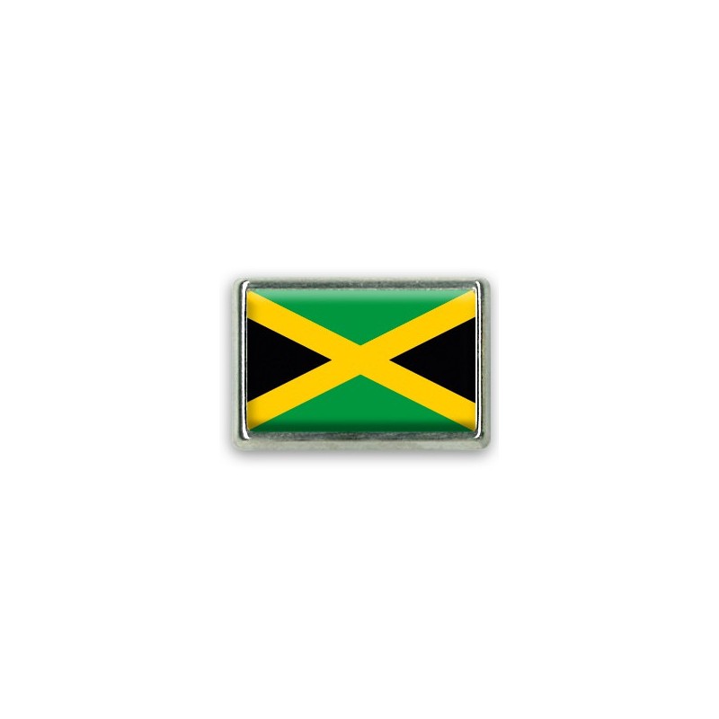 Pins rectangle : Drapeau Jamaïque