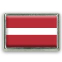 Pins rectangle : Drapeau Lettonie
