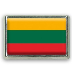 Pins rectangle : Drapeau Lituanie
