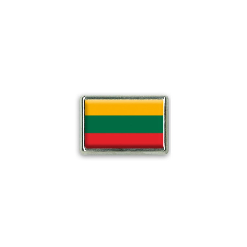 Pins rectangle : Drapeau Lituanie
