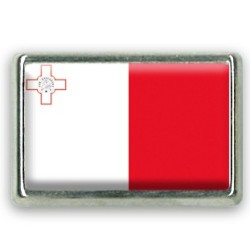 Pins rectangle : Drapeau Malte