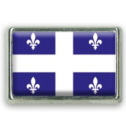 Pins rectangle : Drapeau Québec