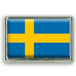 Pins rectangle : Drapeau Suède
