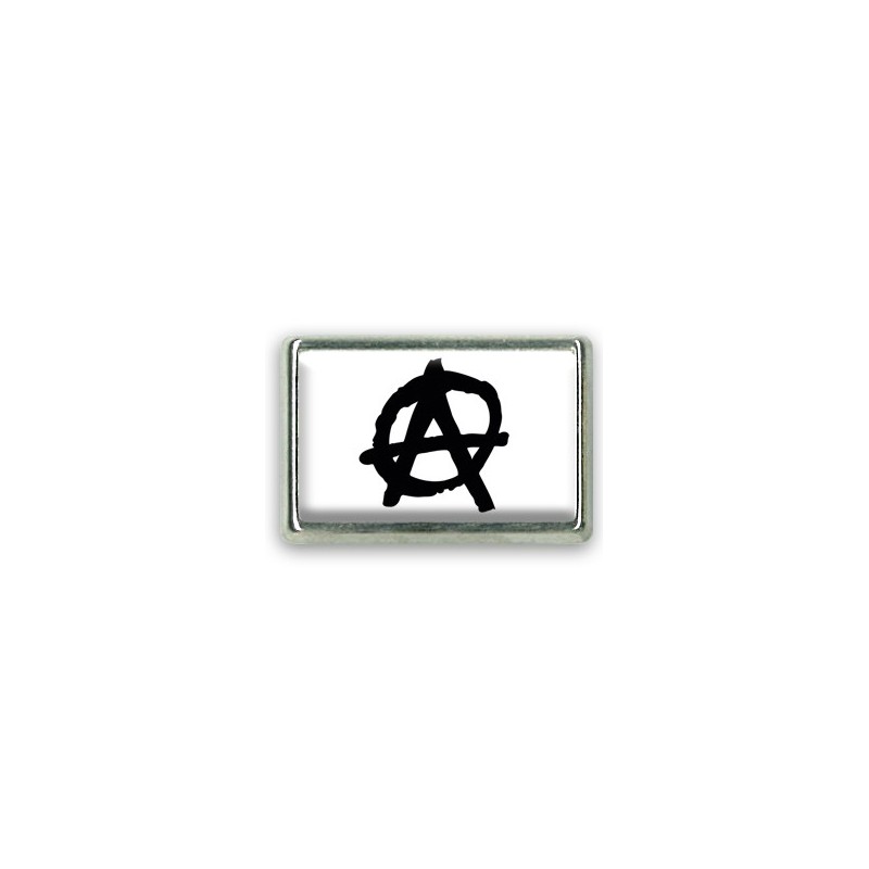 Pins rectangle : Drapeau anarchie