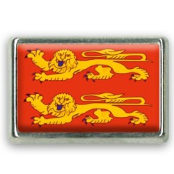 Pins rectangle : Drapeau Normandie