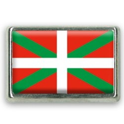 Pins rectangle : Drapeau Basque