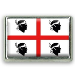 Pins rectangle : Drapeau Sardaigne
