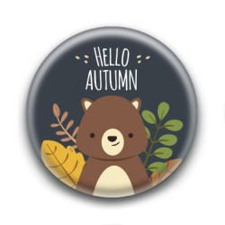 Badge : Hello Autumn, ours