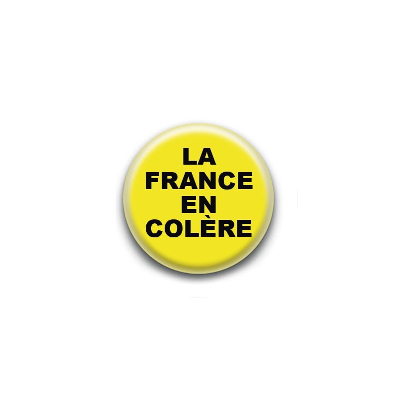 Badge : Gilets jaunes, France en colère