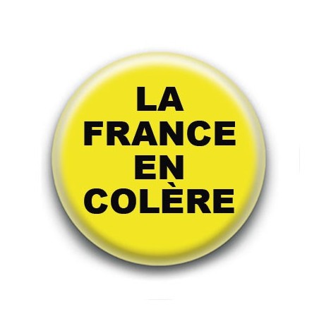 Badge : Gilets jaunes, France en colère