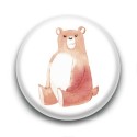 Badge : Ours aquarelle