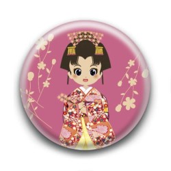 Badge : Japonaise en kimono