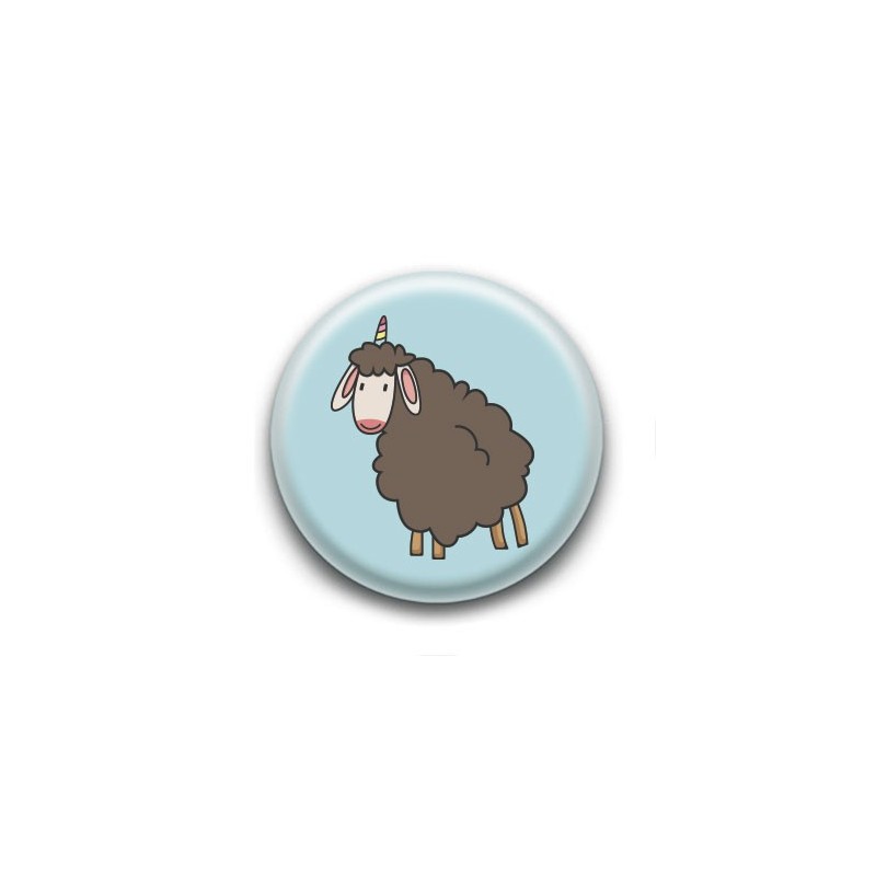 Badge : Mouton licorne