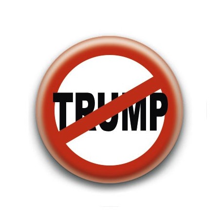 Badge Non à Trump