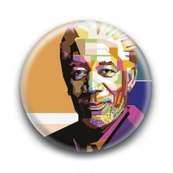 Badge : Graphique, acteur Morgan Freeman