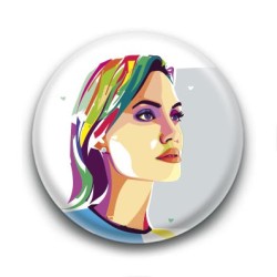 Badge : Graphique, actrice Angelina Jolie