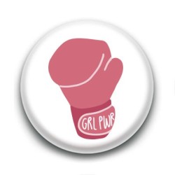 Badge : Girl power, boxe