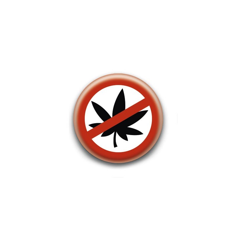 Badge : Cannabis interdit